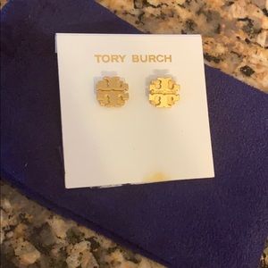 Tory Burch gold stud earrings